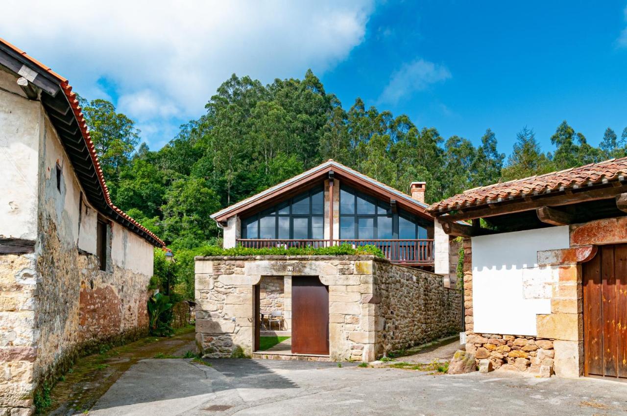 La Casa De Piedra Villa Herrera de Ibio Bagian luar foto