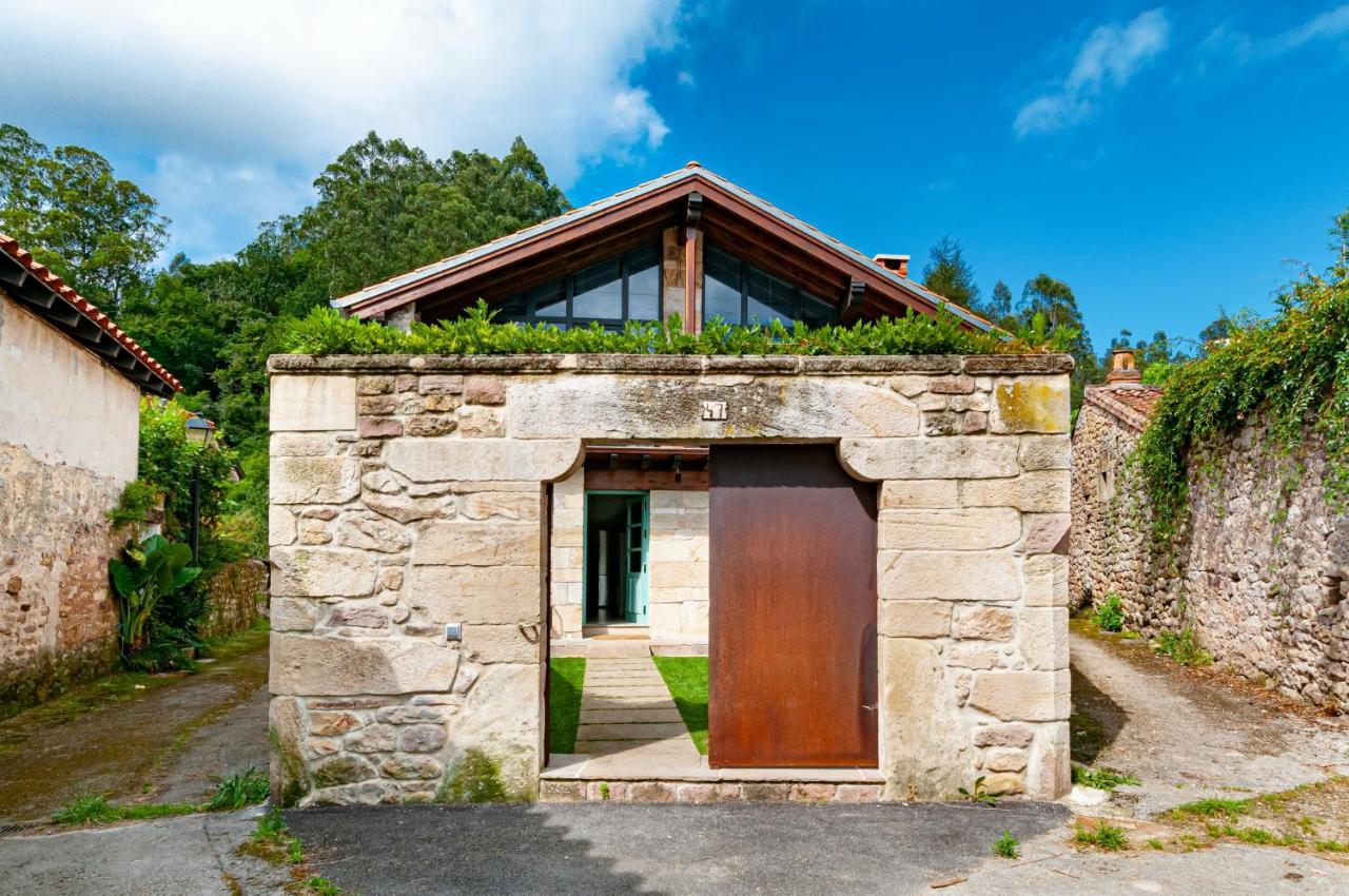 La Casa De Piedra Villa Herrera de Ibio Bagian luar foto